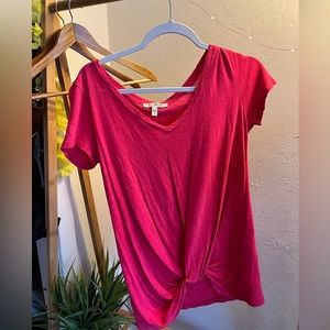 Pink Express V-neck shirt s/p